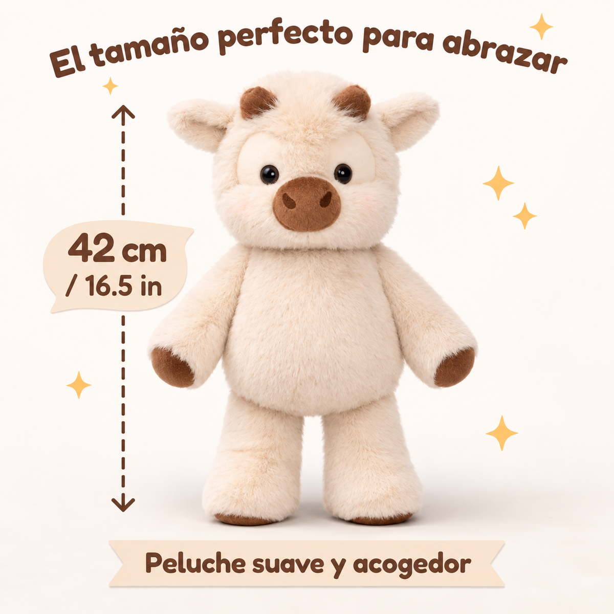 Peluche - La Vaquita Peluche Que Corre 42 Cm