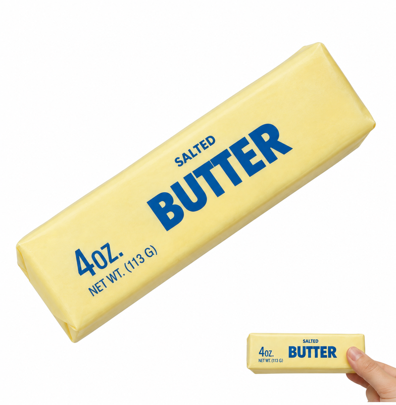 Juguete Antiestres Squishy Barra De Mantequilla Butter 14 Cm