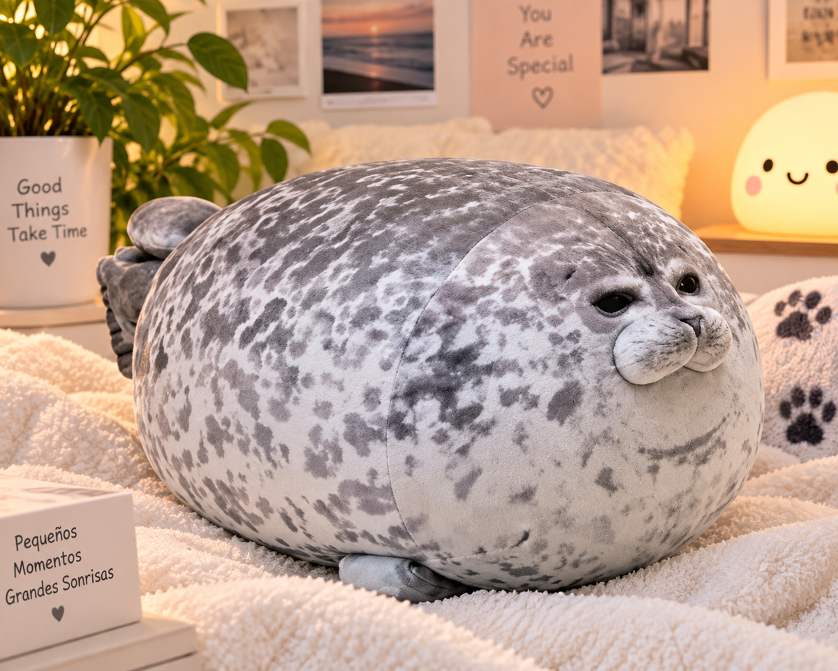 Peluche Foca Guatona 40 Cm Importada